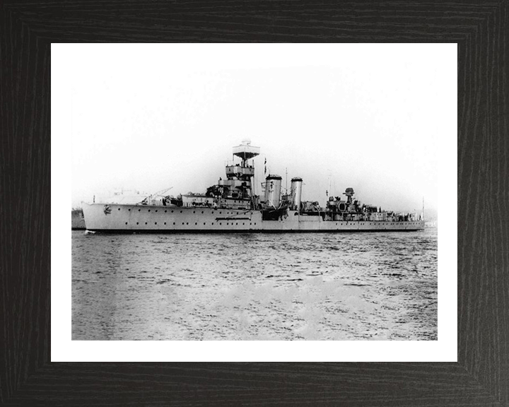 HMS Curlew D42 Royal Navy C class light cruiser Photo Print or Framed Photo Print - Hampshire Prints