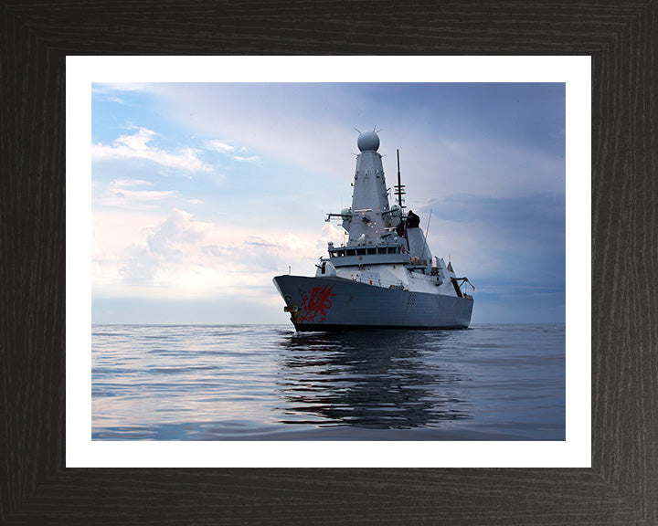 HMS Dragon D35 Royal Navy Type 45 Destroyer Photo Print or Framed Print - Hampshire Prints