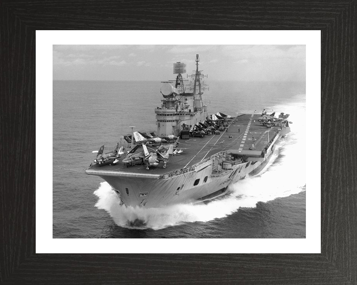 HMS Eagle R05 Royal Navy Audacious class aircraft carrier Photo Print or Framed Print - Hampshire Prints