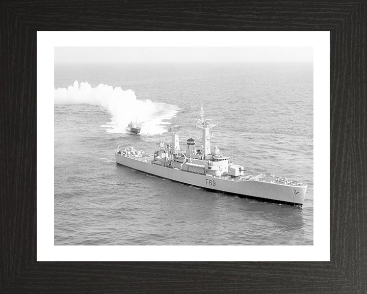 HMS Bacchante F69 Royal Navy Leander class frigate Photo Print or Framed Print - Hampshire Prints