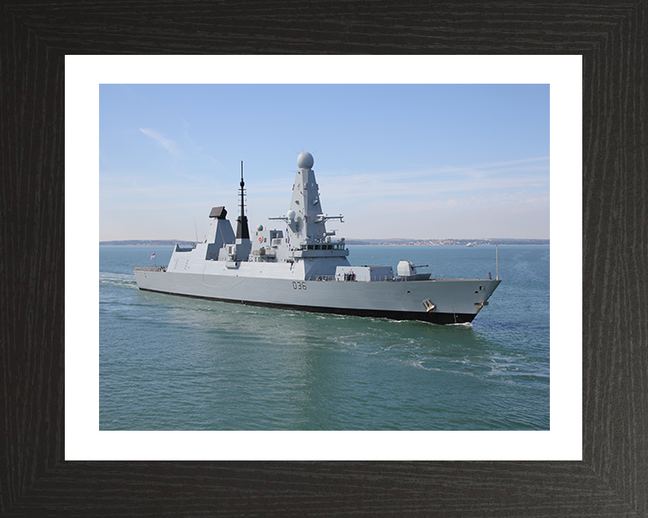 HMS Defender D36 Royal Navy Type 45 Destroyer Photo Print or Framed Photo Print - Hampshire Prints