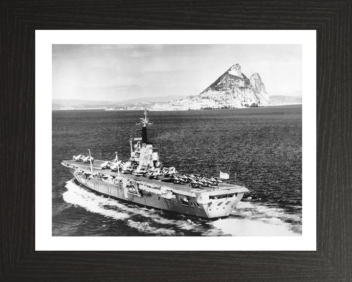 HMS Centaur R06 Royal Navy Centaur class light fleet carrier Photo Print or Framed Print - Hampshire Prints