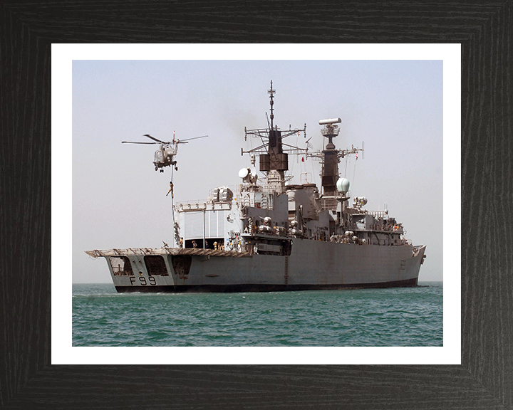 HMS Cornwall F99 Royal Navy Type 22 Frigate Photo Print or Framed Photo Print - Hampshire Prints