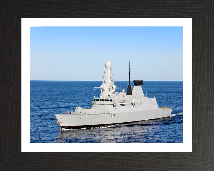 HMS Defender D36 Royal Navy Type 45 Destroyer Photo Print or Framed Photo Print - Hampshire Prints