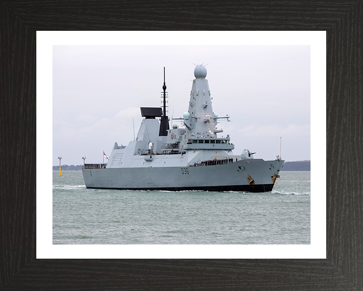 HMS Defender D36 Royal Navy Type 45 Destroyer Photo Print or Framed Photo Print - Hampshire Prints