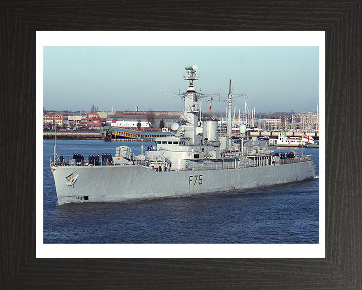 HMS Charybdis F75 Royal Navy Leander class frigate Photo Print or Framed Print - Hampshire Prints