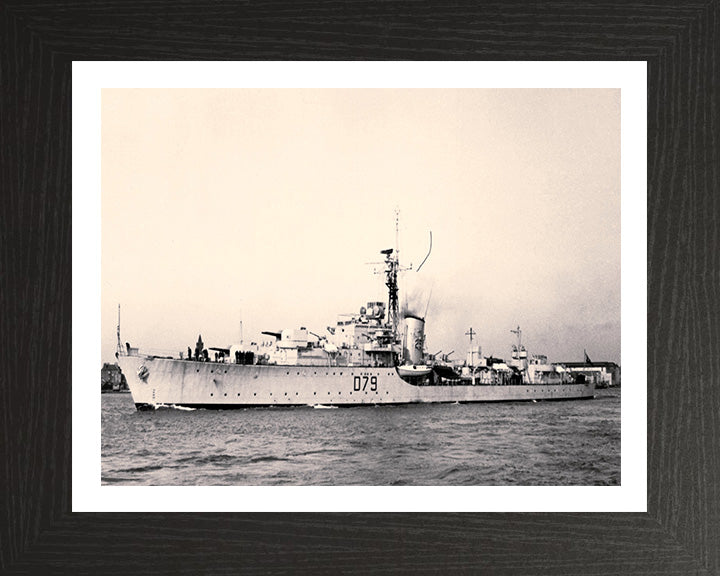 HMS Cadiz D79 Royal Navy Battle class destroyer Photo Print or Framed Print - Hampshire Prints