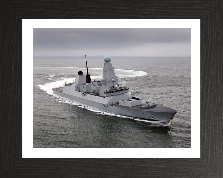 HMS Diamond D34 Royal Navy Type 45 Destroyer Photo Print or Framed Print - Hampshire Prints