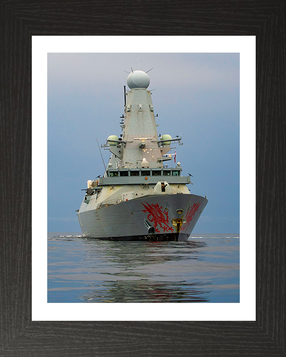 HMS Dragon D35 Royal Navy type 45 Destroyer Photo Print or Framed Print - Hampshire Prints