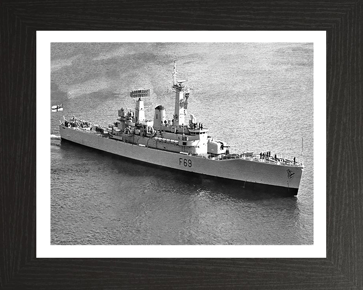 HMS Bacchante F69 Royal Navy Leander class frigate Photo Print or Framed Print - Hampshire Prints