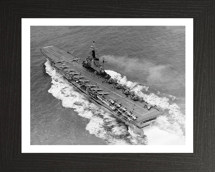 HMS Centaur R06 Royal Navy Centaur class light fleet carrier Photo Print or Framed Print - Hampshire Prints