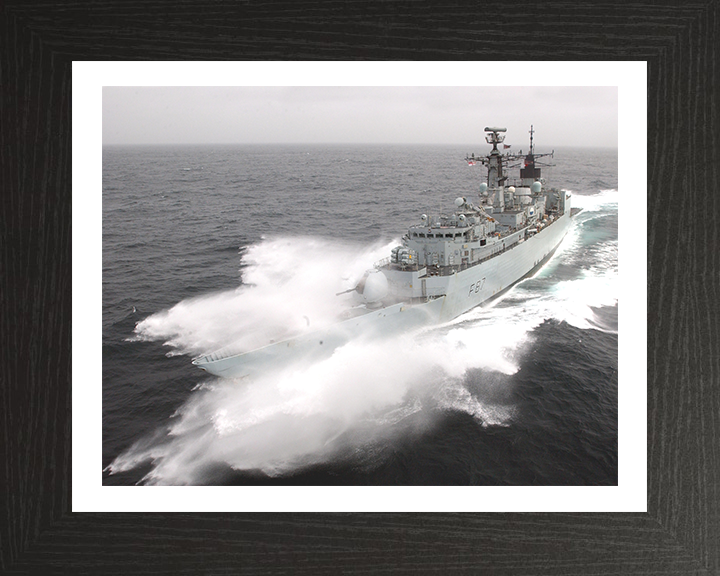 HMS Chatham F87 Royal Navy Type 22 Frigate Photo Print or Framed Print - Hampshire Prints