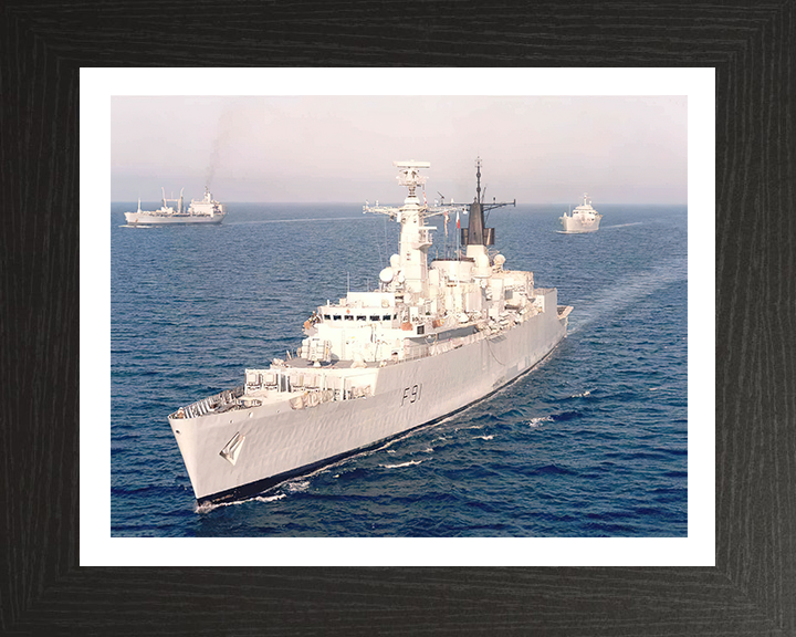 HMS Brazen F91 Royal Navy Type 22 frigate Photo Print or Framed Print - Hampshire Prints