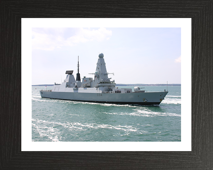 HMS Diamond D34 Royal Navy Type 45 Destroyer Photo Print or Framed Print - Hampshire Prints