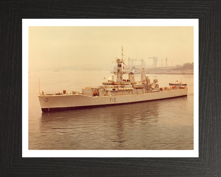 HMS Euryalus F15 Royal Navy Leander Class Frigate Photo Print or Framed Print - Hampshire Prints