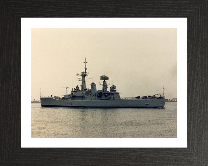 HMS Apollo F70 Royal Navy Leander class Frigate Photo Print or Framed Print - Hampshire Prints