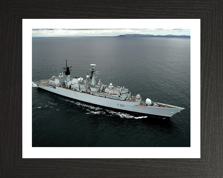 HMS Campbeltown F86 Royal Navy Type 22 Frigate Photo Print or Framed Photo Print - Hampshire Prints