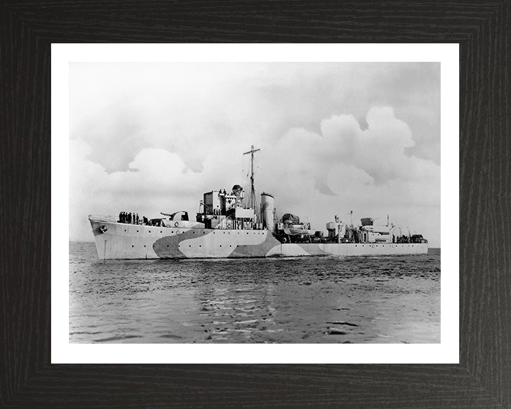 HMS Bleasdale (1940) Royal Navy Hunt class destroyer Photo Print or Framed Print - Hampshire Prints