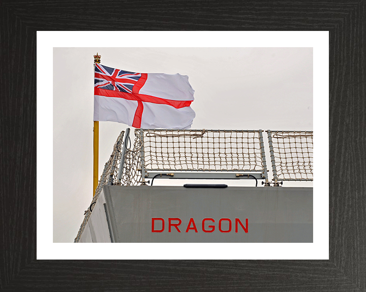 HMS Dragon D35 Royal Navy Type 45 Destroyer Photo Print or Framed Print - Hampshire Prints