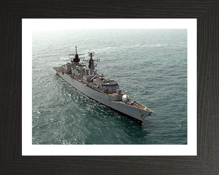 HMS Chatham F87 Royal Navy Type 22 Frigate Photo Print or Framed Print - Hampshire Prints