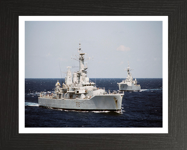 HMS Euryalus F15 Royal Navy Leander Class Frigate Photo Print or Framed Print - Hampshire Prints