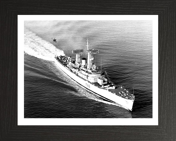 HMS Bacchante F69 Royal Navy Leander class frigate Photo Print or Framed Print - Hampshire Prints