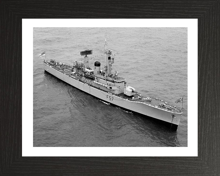 HMS Andromeda F57 Royal Navy Leander class frigate Photo Print or Framed Print - Hampshire Prints