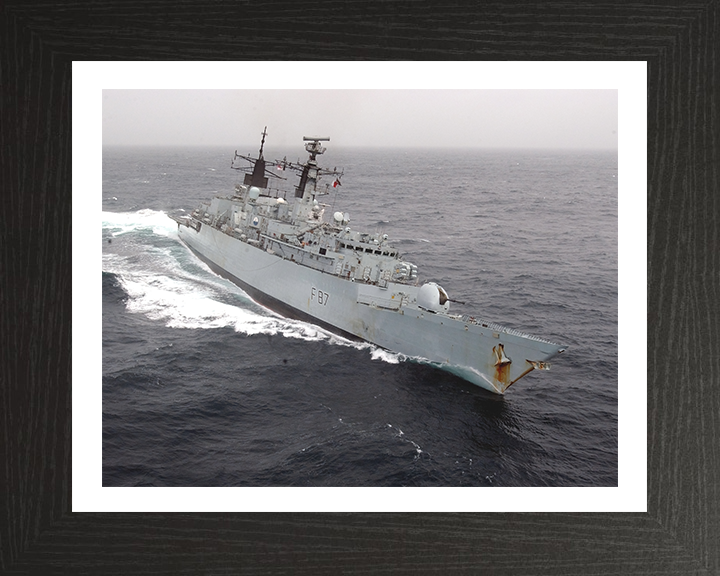 HMS Chatham F87 Royal Navy Type 22 Frigate Photo Print or Framed Print - Hampshire Prints