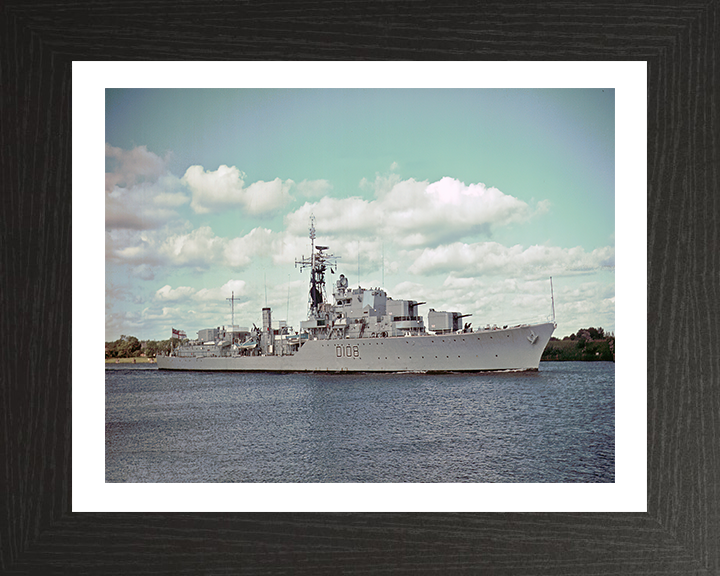 HMS Dainty D108 Royal Navy Daring class destroyer Photo Print or Framed Print - Hampshire Prints