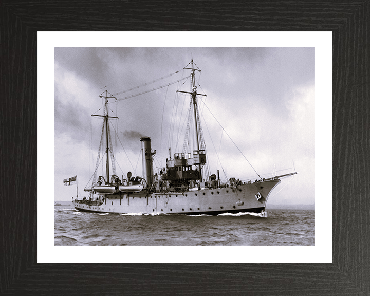 HMS Adamant (1911) Royal Navy submarine depot ship Photo Print or Framed Print - Hampshire Prints