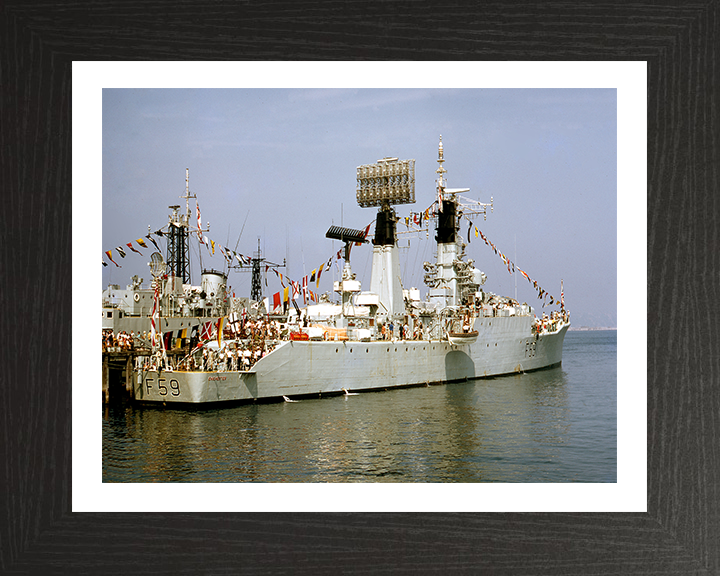 HMS Chichester F59 Royal Navy Salisbury class Frigate Photo Print or Framed Print - Hampshire Prints