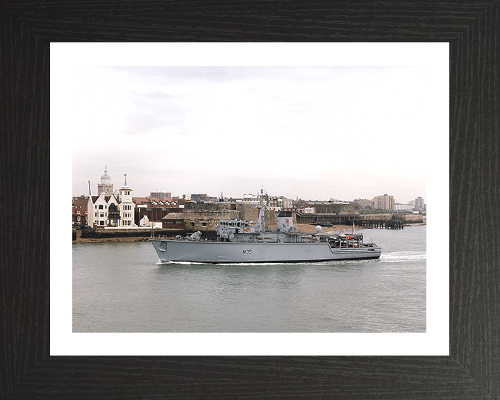 HMS Dulverton M35 Royal Navy Hunt class mine countermeasures vessel Photo Print or Framed Print - Hampshire Prints