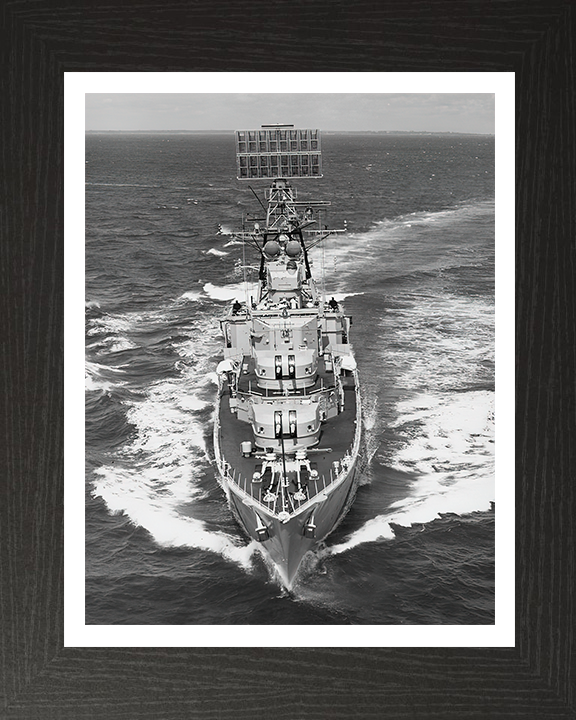 HMS Barrosa D68 Royal Navy Battle Class fleet destroyer Photo Print or Framed Print - Hampshire Prints