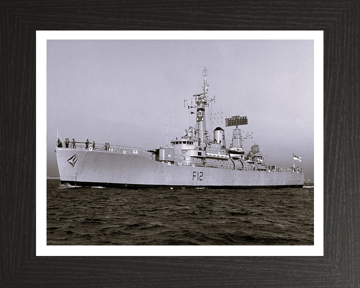 HMS Achilles F12 Royal Navy Leander Class Frigate Photo Print or Framed Print - Hampshire Prints