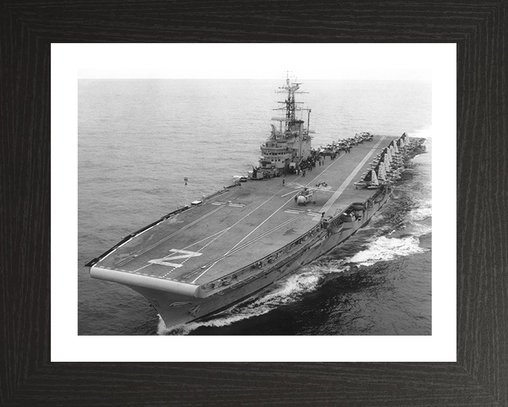 HMS Albion R07 Royal Navy Centaur class light fleet carrier Photo Print or Framed Print - Hampshire Prints