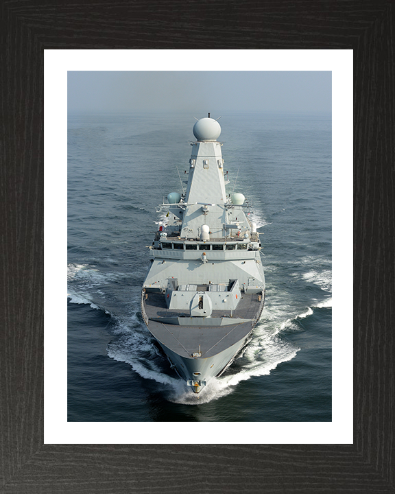 HMS Daring D32 Royal Navy type 45 Destroyer Photo Print or Framed Print - Hampshire Prints