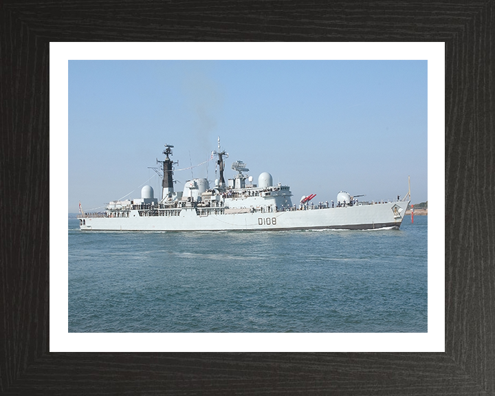 HMS Cardiff D108 Royal Navy Type 42 destroyer Photo Print or Framed Print - Hampshire Prints