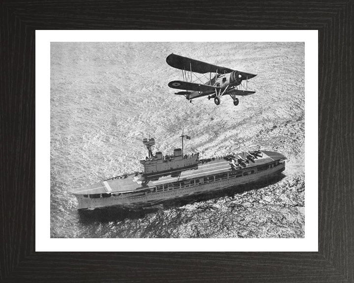 HMS Eagle (1918) Royal Navy aircraft carrier Photo Print or Framed Print - Hampshire Prints