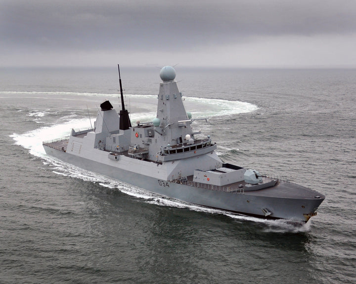 HMS Diamond D34 Royal Navy Type 45 Destroyer Photo Print or Framed Print - Hampshire Prints