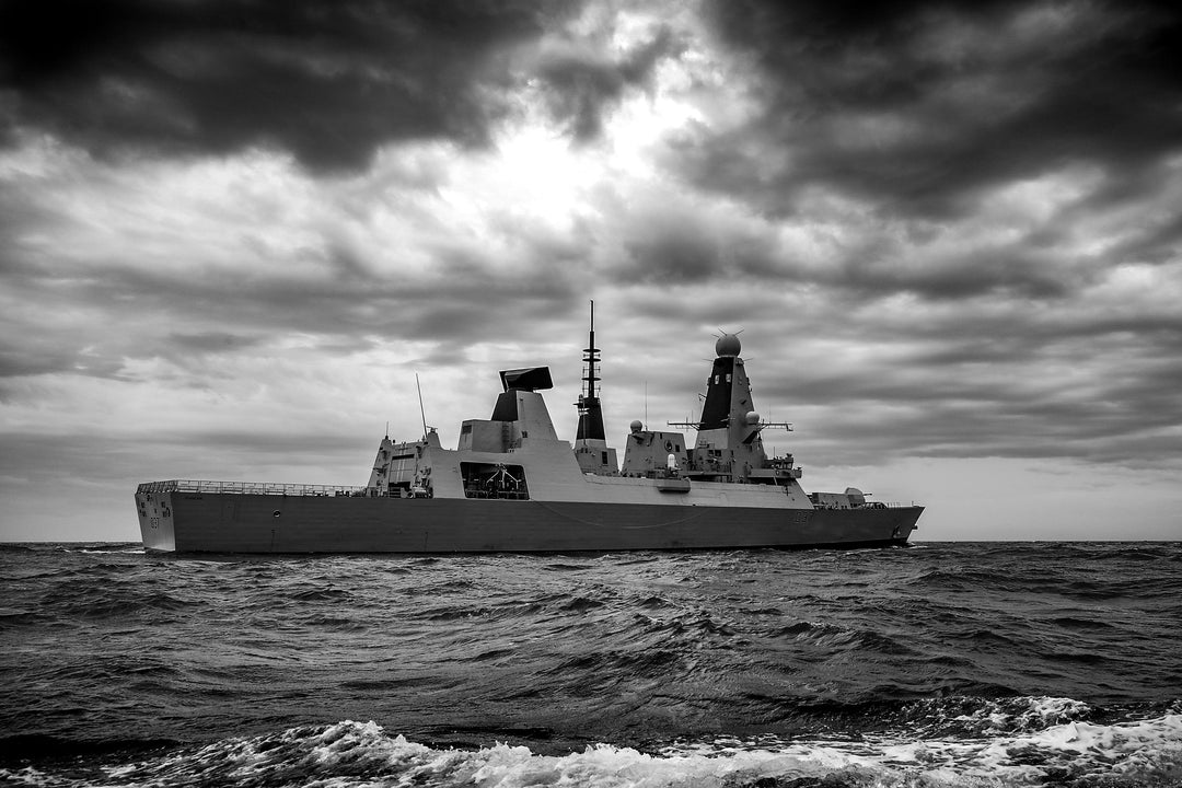 HMS Duncan D37 Royal Navy Type 45 Destroyer Photo Print or Framed Print - Hampshire Prints