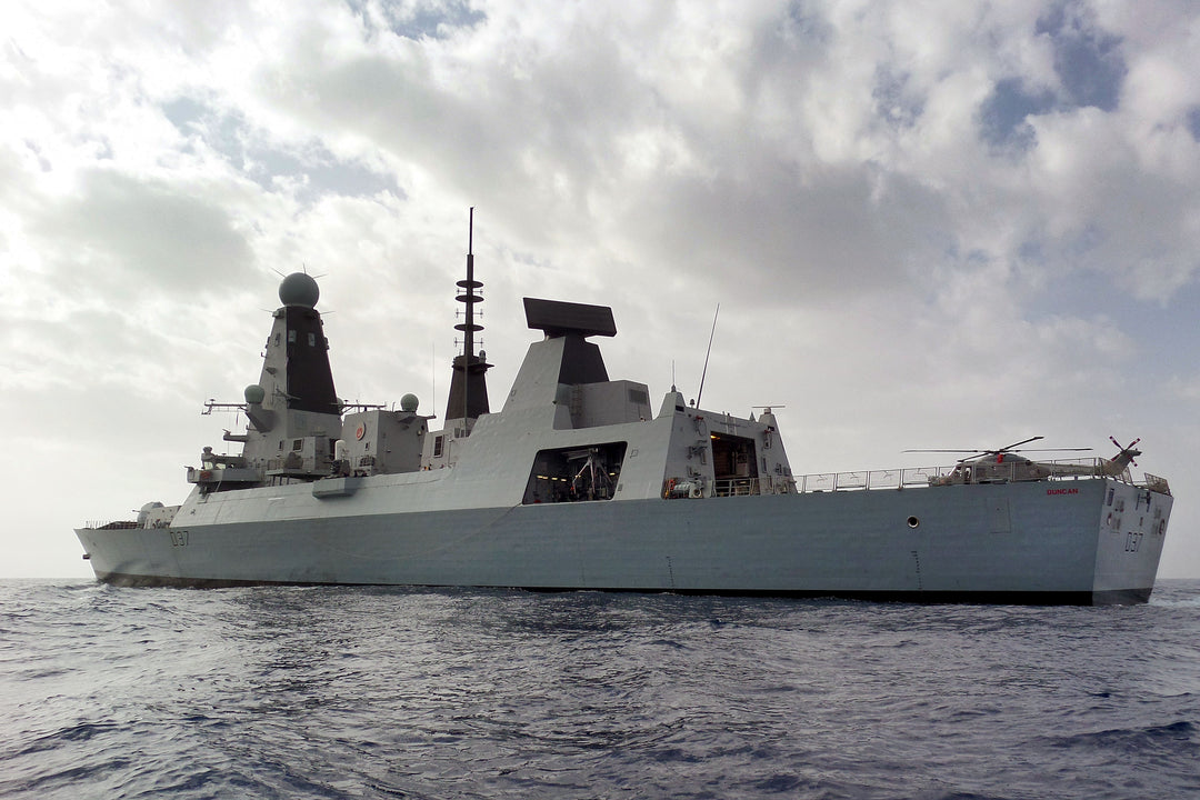 HMS Duncan D37 Royal Navy Type 45 Destroyer Photo Print or Framed Print - Hampshire Prints