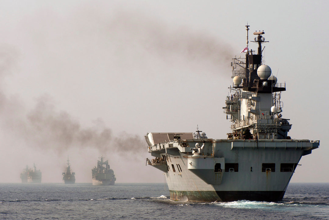 HMS Illustrious R06 Royal Navy Invincible class Aircraft Carrier Photo Print or Framed Print - Hampshire Prints