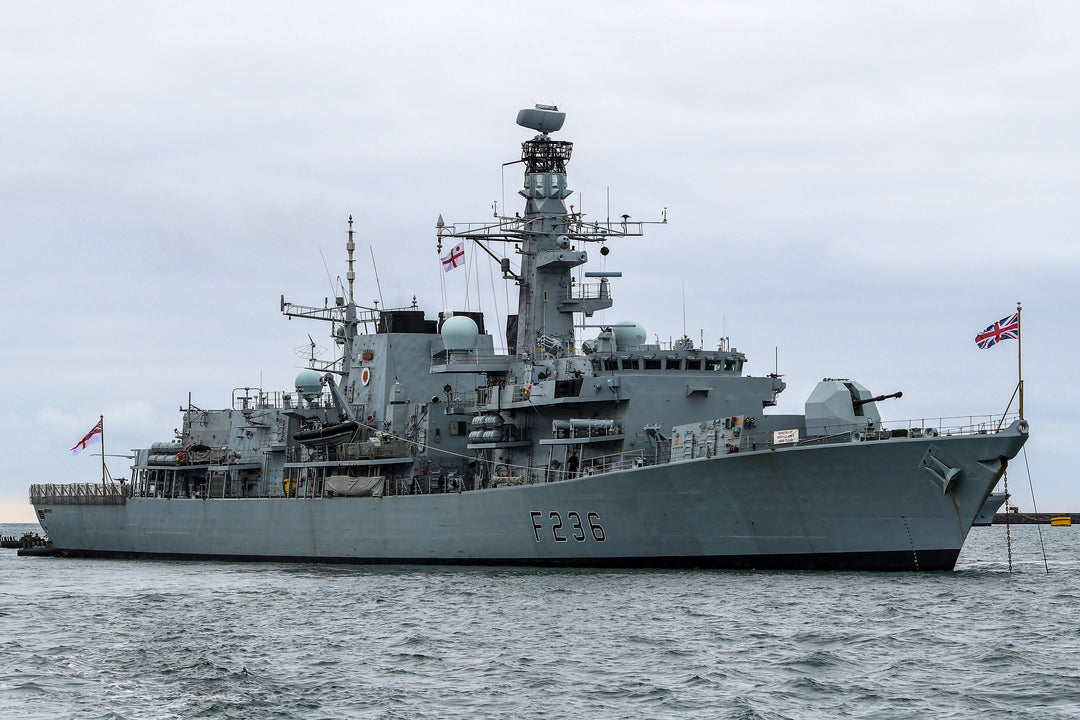 HMS Montrose F236 Royal Navy type 23 Frigate Photo Print or Framed Print - Hampshire Prints