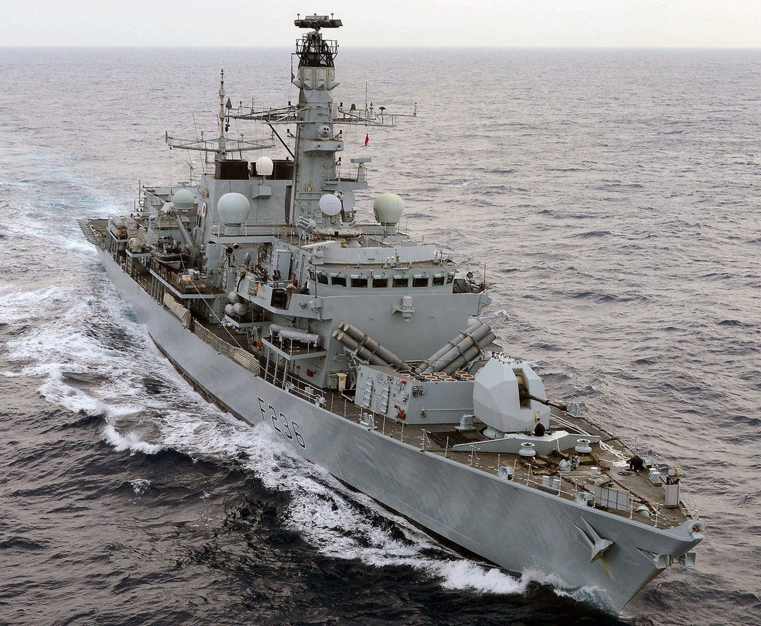 HMS Montrose F236 Royal Navy type 23 Frigate Photo Print or Framed Print - Hampshire Prints