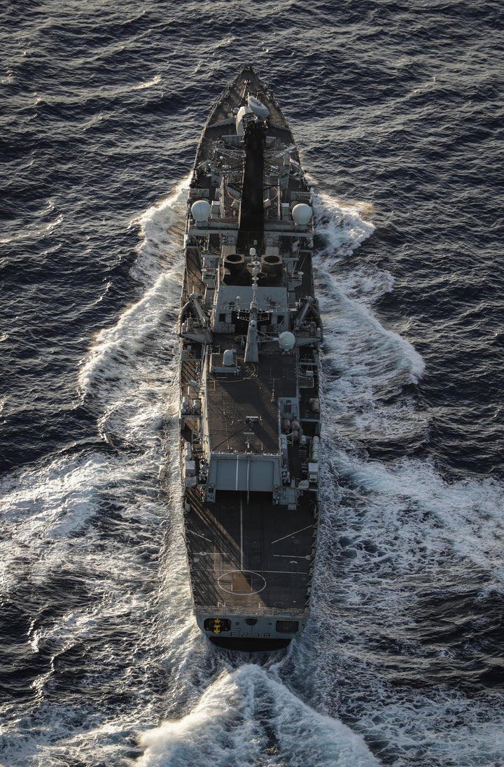 HMS Northumberland F238 Royal Navy type 23 Frigate Photo Print or Framed Print - Hampshire Prints