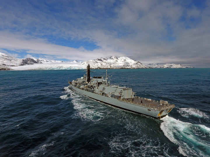 HMS Portland F79 Royal Navy Type 23 frigate Photo Print or Framed Print - Hampshire Prints