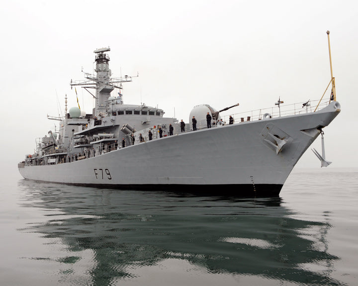 HMS Portland F79 Royal Navy Type 23 frigate Photo Print or Framed Print - Hampshire Prints