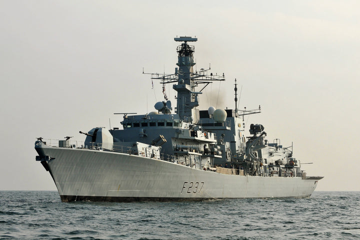 HMS Westminster F237 Royal Navy type 23 Frigate Photo Print or Framed Print - Hampshire Prints