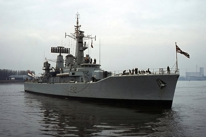 HMS Achilles F12 Royal Navy Leander Class Frigate Photo Print or Framed Print - Hampshire Prints