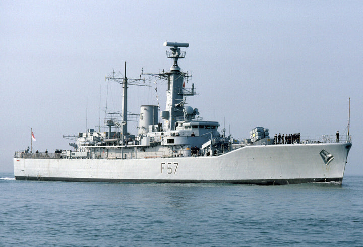 HMS Andromeda F57 Royal Navy Leander class frigate Photo Print or Framed Print - Hampshire Prints